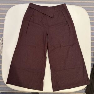 Ostra Brazilian- Brown Linen low waist pants sz L
